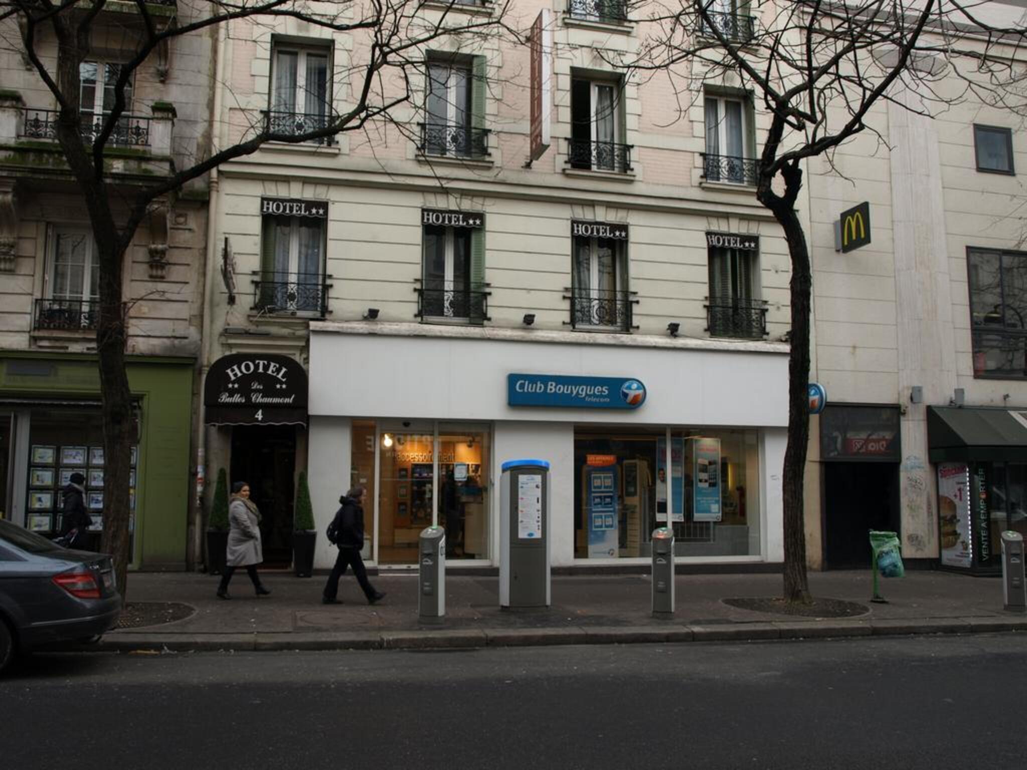 Hotel Des Buttes Chaumont Париж Экстерьер фото